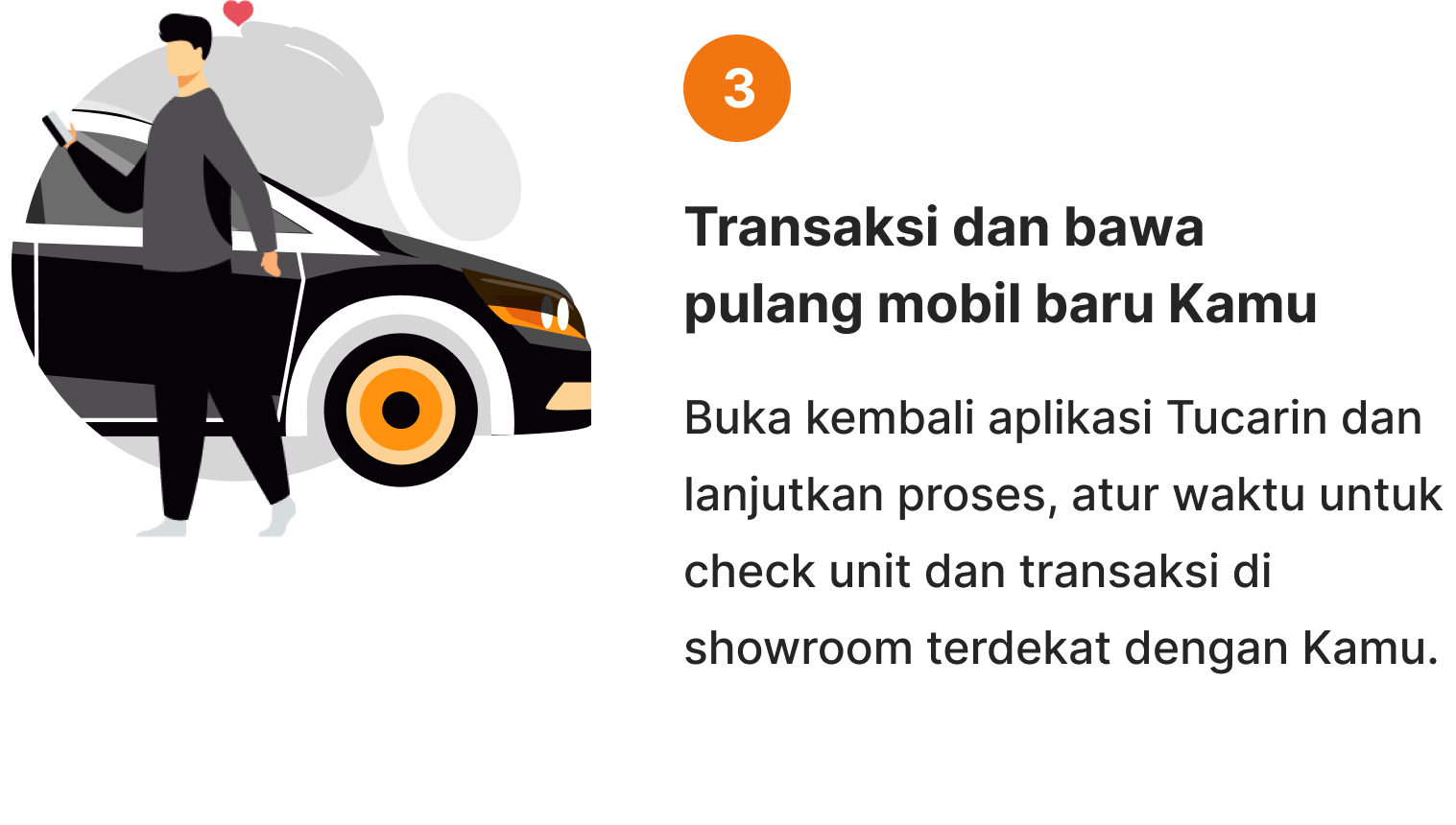 Transaksi dan bawa pulang mobil kamu